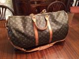 Vintage Louis Vuitton Keepall bag.