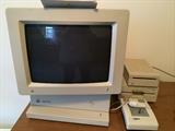 Vintage Apple Computer includes printer.