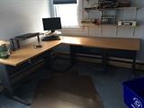 Large computer desk