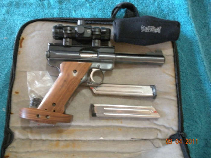 Rugger 22 Cal.  Mark ll target with scope