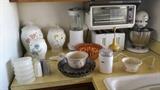 lenox canisters and appliances. Kitchen aid mixer