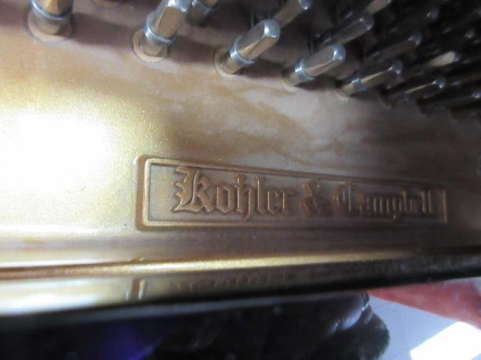 KOHLER & CAMPBELL PIANO  MODEL KIG52  COLOR BLACK EBONY YEAR 2003 WITH BENCH
