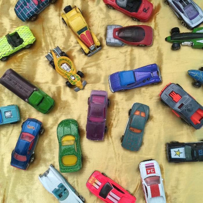 A Traffic Jam Of MatchBox and Die-Cast Cars