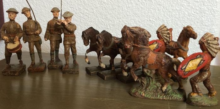 Lineol Germany Composite Figurines