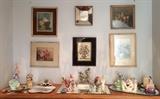 Framed Floral Prints, Figurines of Birds & Beauties