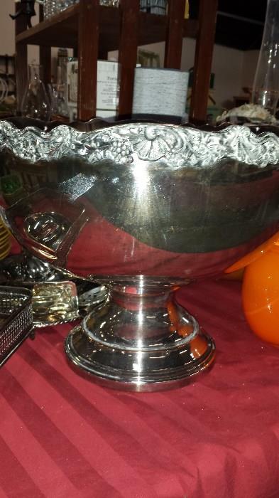Much silver plate, sterling and brass in several of the households/estates