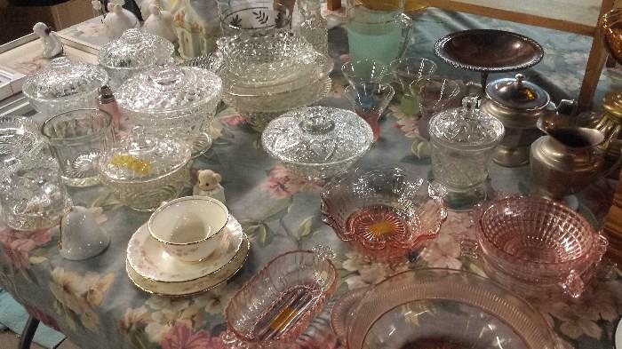 Glassware and china