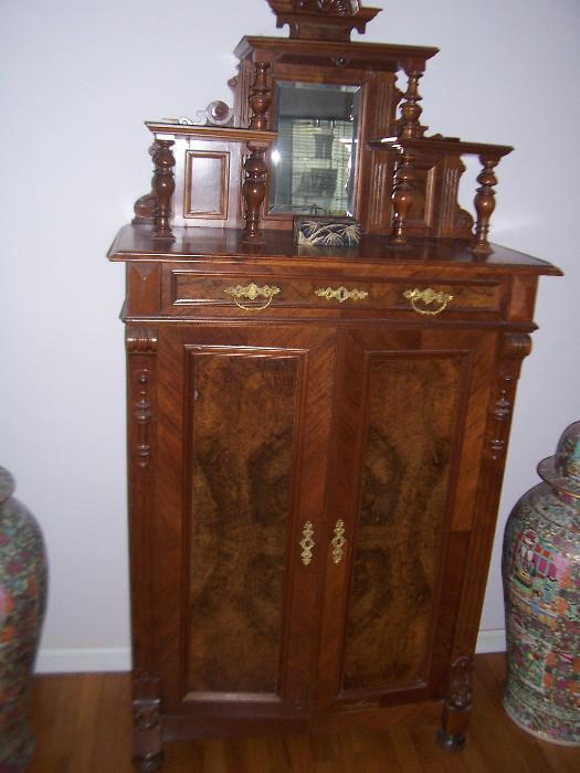 Victorian Music Cabinet ca 1860's  $1200