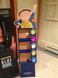 super-rare bookstore display for the Jamie Lee Curtis/Laura Cornell children's books. It's "Celebrating the Power of Five" and has three "shelves" where books can be displayed. The publisher made less than 100 of these. Perfect, unique item for a kid's room or playroom.