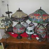 Stunning Tiffany Lighting sooo many to choose from!