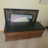 BLANKET CHEST AND ANOTHER PATRICK NAGEL