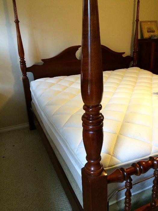 Like-new mechanical king bed; has matching dresser & 2 nightstands