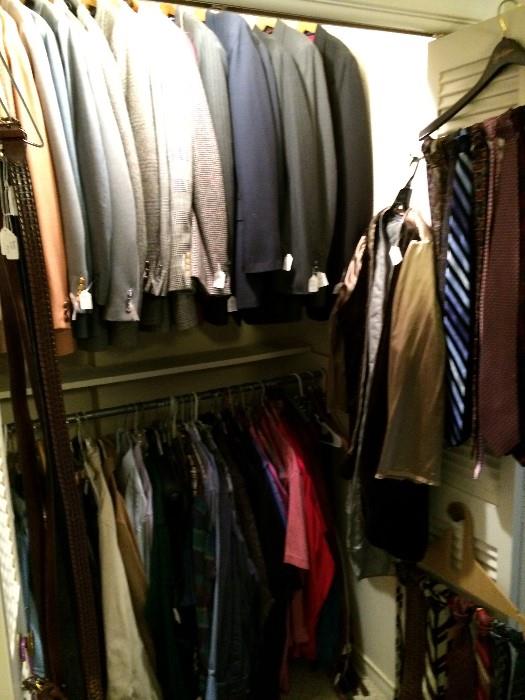        Great selection of clothes, ties, & belts