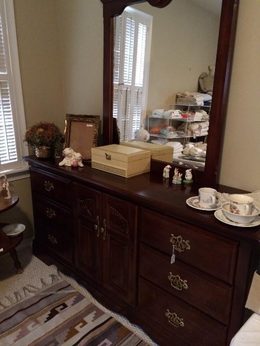                     Another dresser with mirror