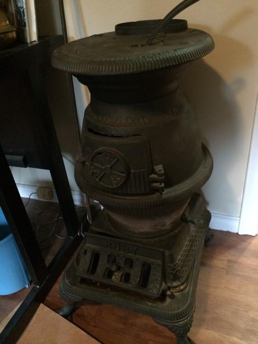                          Pot belly stove