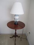 TABLE AND LAMP