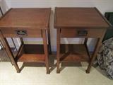 PAIR OF TABLES