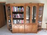 ENTERTAINMENT CENTER, BOOKS AND MORE