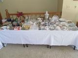 GLASSWARE AND CHINA, TEA CUPS AND MORE