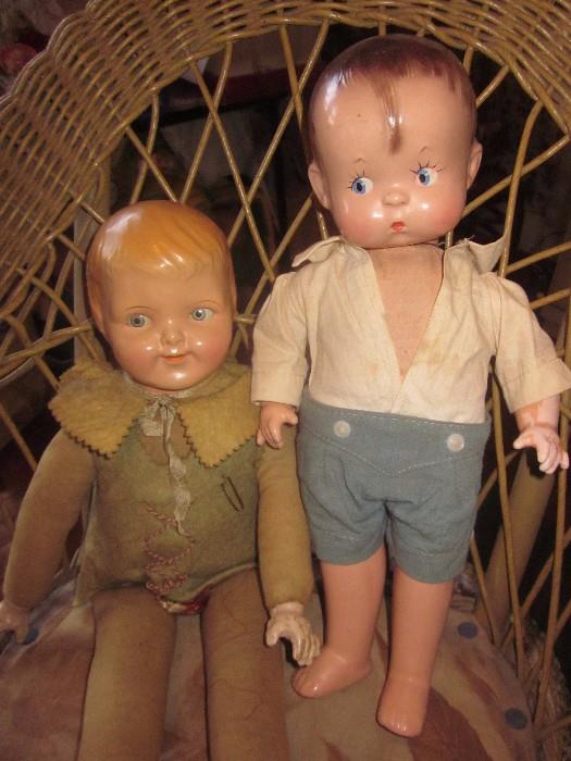 Antique Dolls, Various conditions