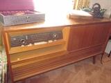 Telefunken Stereo Console, Radio Works, Record player needs repair