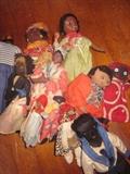 Black dolls, Mammy's, Primitive, American Folk art