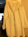              Coldwater Creek (PL) suede cloth coat