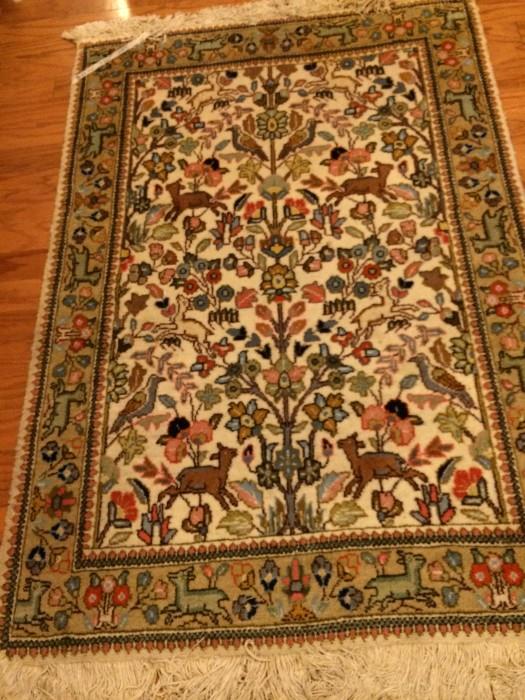         Persian Tabriz "Tree of Life: 3.6 x 5.6 rug 
