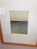Elizabeth Mitchell untitled casein on paper valued at $450 circa 1990