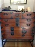 Terrific smaller scale tansu chest