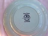 back of one of the plates - this one is chipped others are not