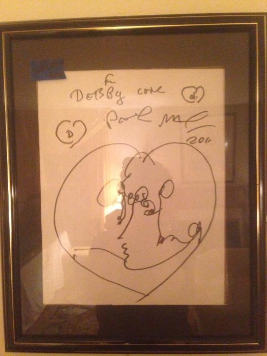 One-of-a-kind sketch/Peter Max