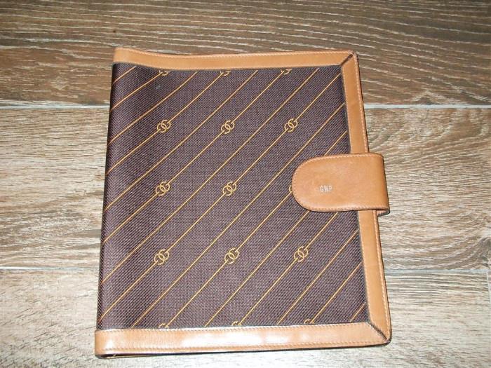 vintage Gucci planner cover