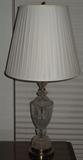 Cut Crystal Table Lamp (34")