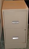 W.P. Johnson Co. 2-Drawer File Cabinet with Keys