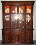 Beautiful Bernhardt Lighted China Cabinet (64"W x 80"H x 17"D)