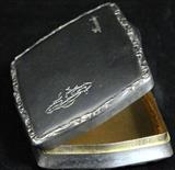 Interior Antique European 800 Sterling Calling Card Case