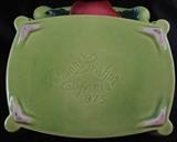 Photo of signature on the bottom of porcelain rose box