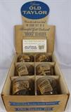 Libbey "Old Taylor 86" Rocks Gold Embossed Tumblers Set of 6 in Original Box w/Original Offer Sticker