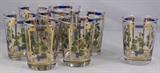 Vintage Pokee' Bartlett-Collins Co. Set (8) Old Fashions Tumblers