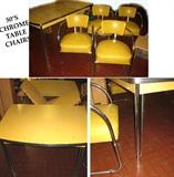 Retro 50's table (4) chairs