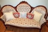 Victorian-style sofa