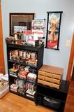 VHS & DVDs, bookshelf, and more!