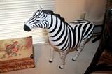Large leather zebra