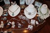 Sterling silver and costume jewelry