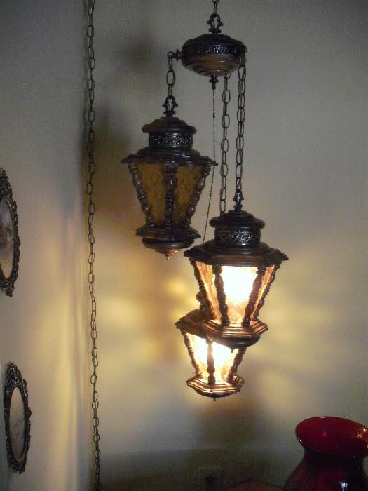 Vintage hanging lamp.  