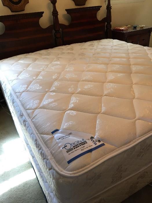King Size Bedroom includes this mattress and boxsprings. 