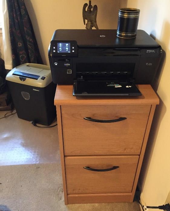 2 drawer filing cabinet, HP Photosmart Wireless Printer/Scanner/Copier