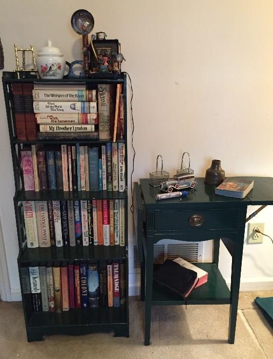 Old Bookcase and Table. 