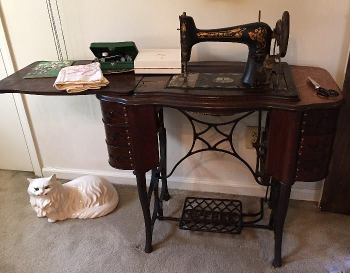 Free Westinghouse Sewing Machine.  - beautiful cabinet.